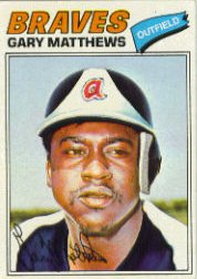 1977 Topps Baseball Cards      194     Gary Matthews